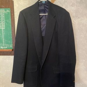 Blue suit jacket